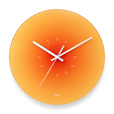 Luxury Gradient Glass Wall Clock – Silent Modern Wall Decor